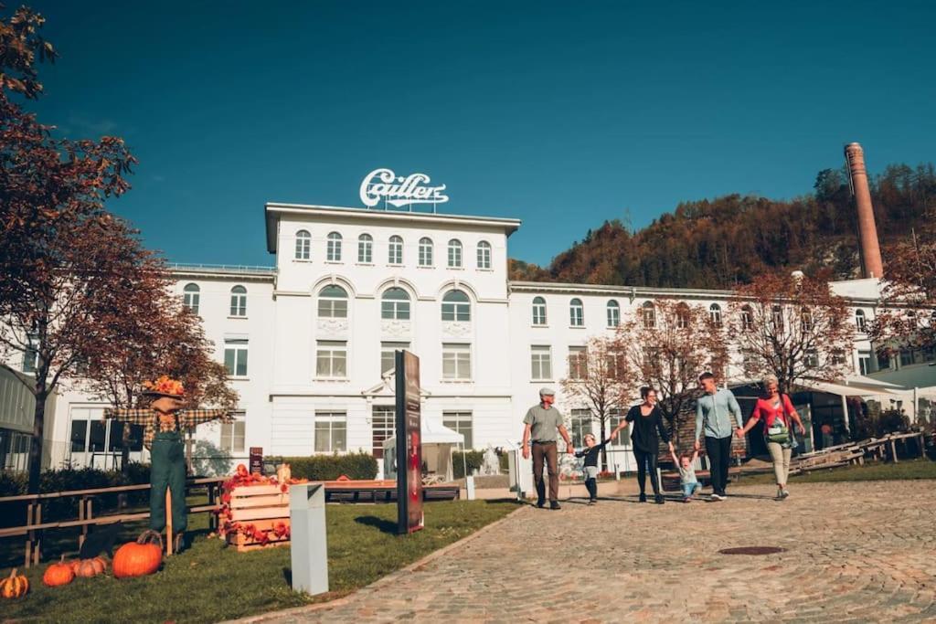Appartement Spacieux Au Centre De La Gruyere Broc ภายนอก รูปภาพ